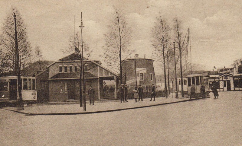 02-09 Koemarkt - Tramhalte Broersvest - Molen De Meijboom